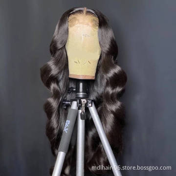 Transparent HD Full Lace Human Hair Wigs Lace Front Wigs Human Hair Pre Plucked Cuticle Aligned Virgin Hair